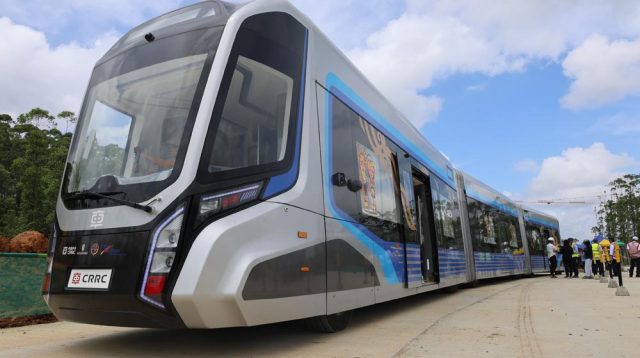 Jelang Kemerdekaan, IKN Siapkan Angkutan Jenis Kereta Tanpa Rel dari Tiongkok, Lima Gerbong Tampung 500 Penumpang