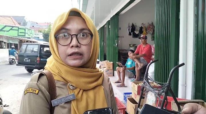 Keluhan Pedagang Pasar Kawak Direspon, Ini penjelasan Kabid Cipta Karya DPUPR Kota Madiun