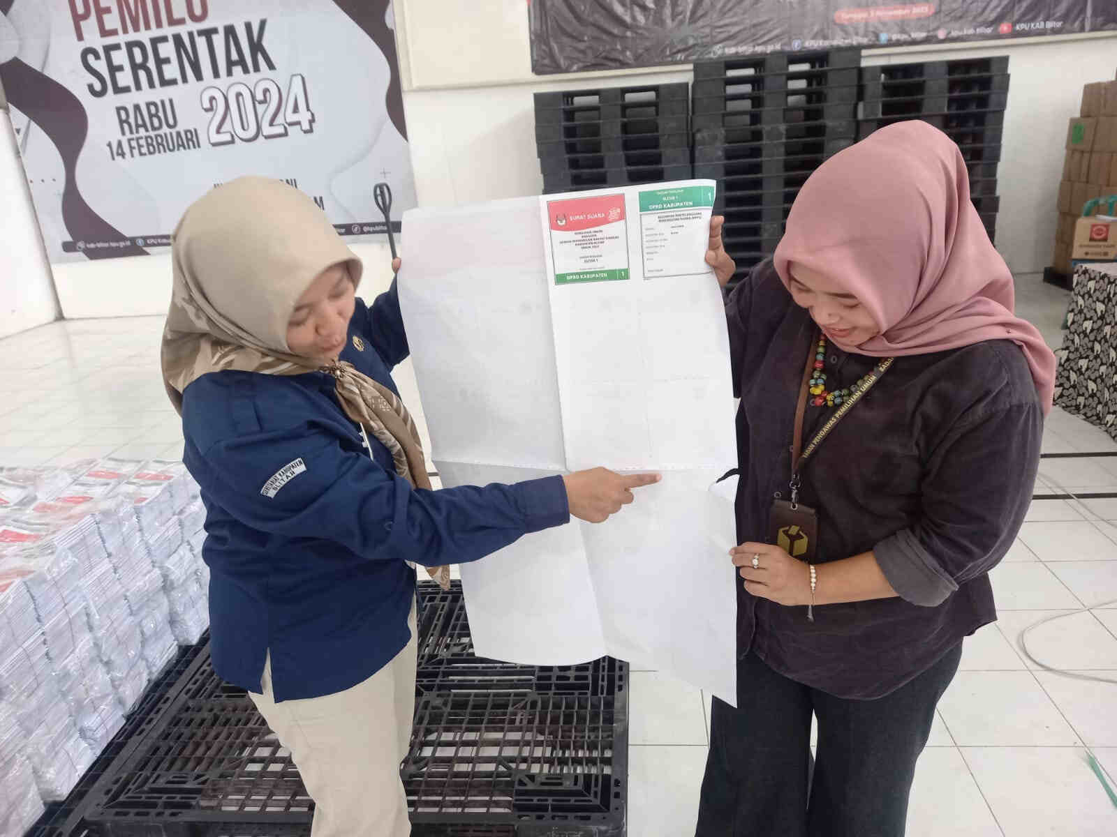Sebanyak 6.777 Surat Suara Rusak, Bawaslu Kabupaten Blitar: Terbanyak DPR RI