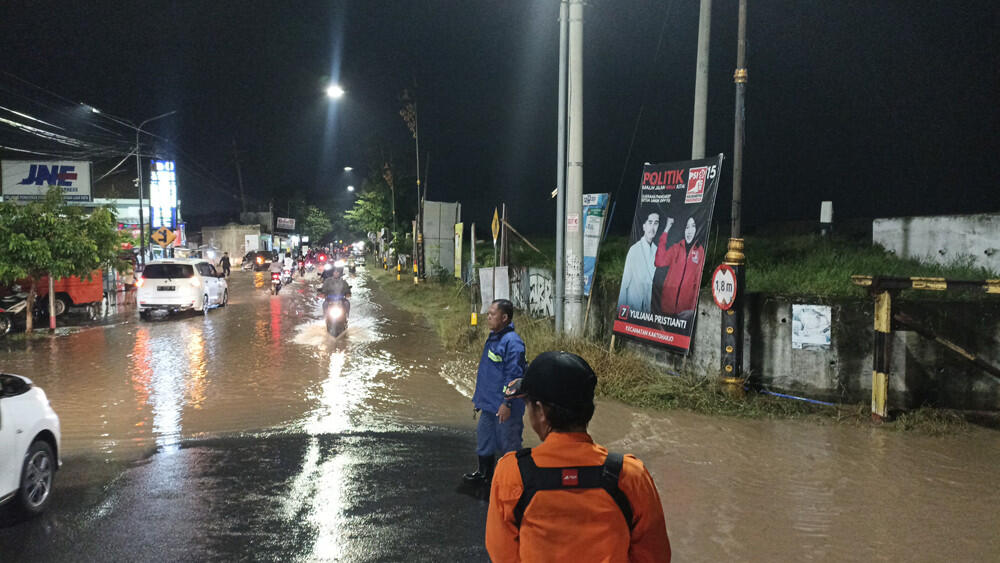 Sungai Piring Meluap, BPBD Kota Madiun: Rutin Setiap Musim Hujan