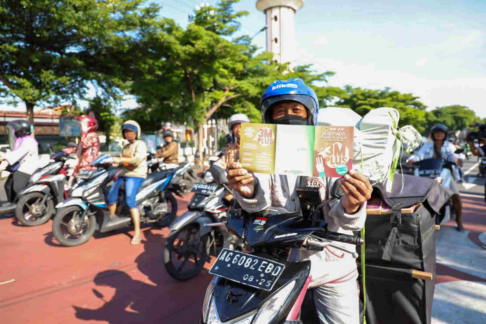Cegah Penyebaran DBD Musim Hujan, Pemerintah Kota Kediri Sosialisasi di Jalan Protokol