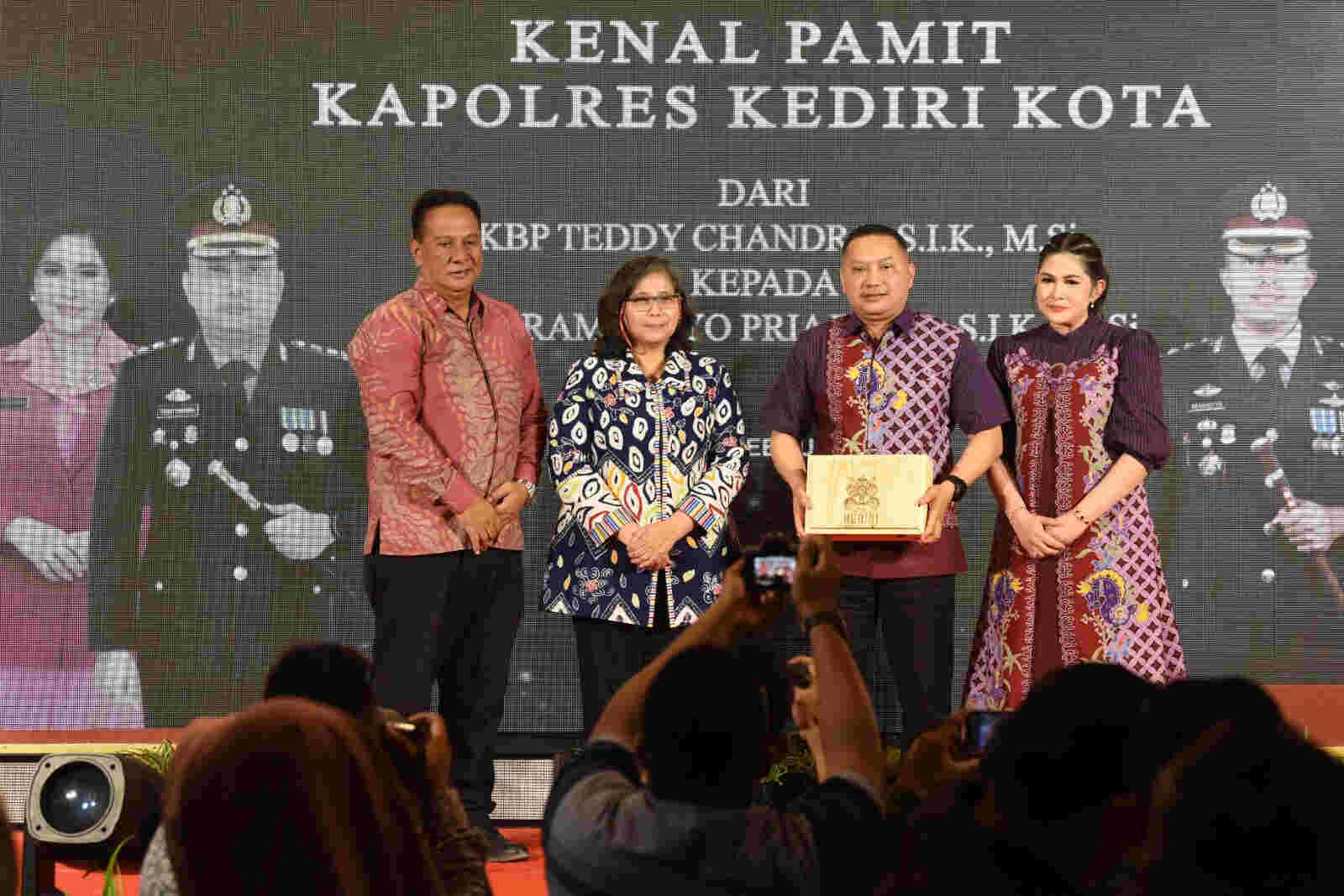 Pj Wali Kota Kediri Sambut dan Sampaikan Terima Kasih pada Kapolres Kediri Kota