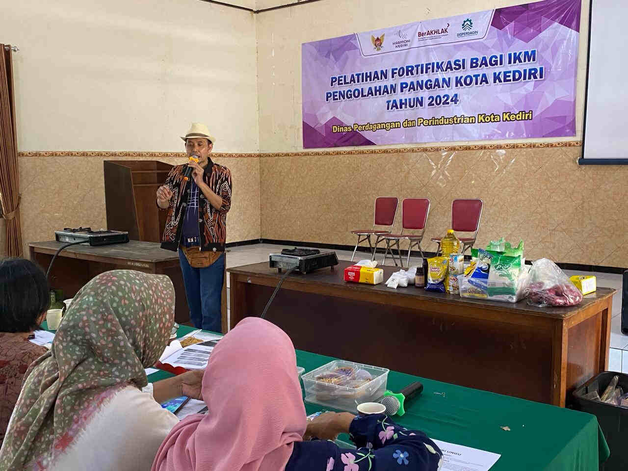Upaya Turunkan Angka Stunting, IKM Kota kediri Dapat Pelatihan Fortifikasi