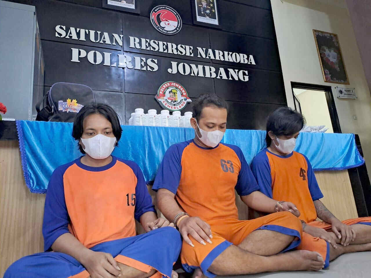 Pesta Narkoba, Tiga Bersaudara asal Jombang Diringkus