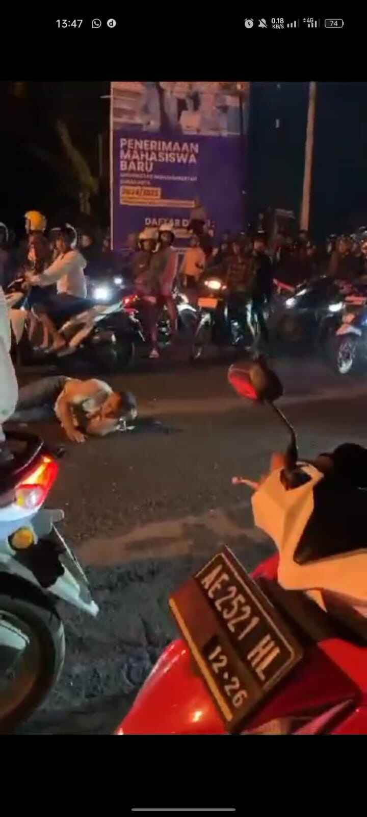 Berniat Bubarkan Balap Liar Ponorogo, Malah Dikeroyok