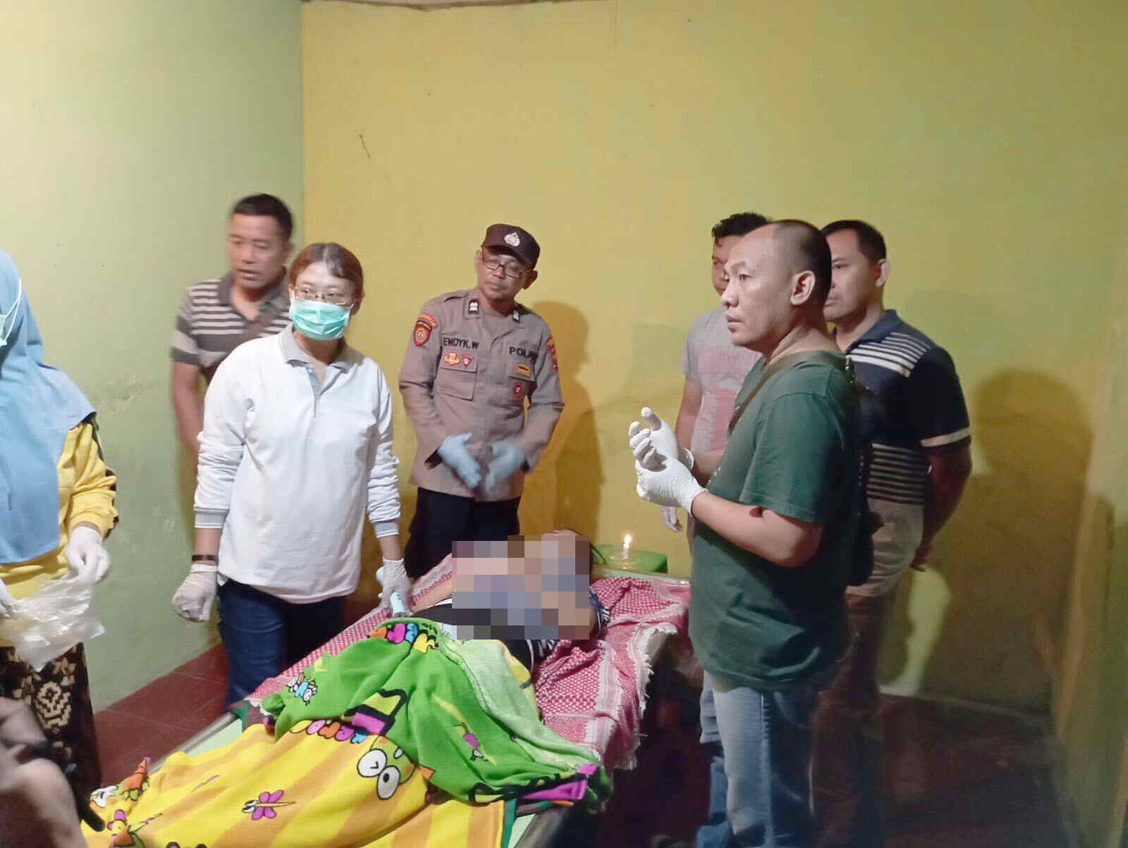 Wanita Kediri Tewas di Depan Kamar Mandi, Kondisi Tubuh Penuh Luka