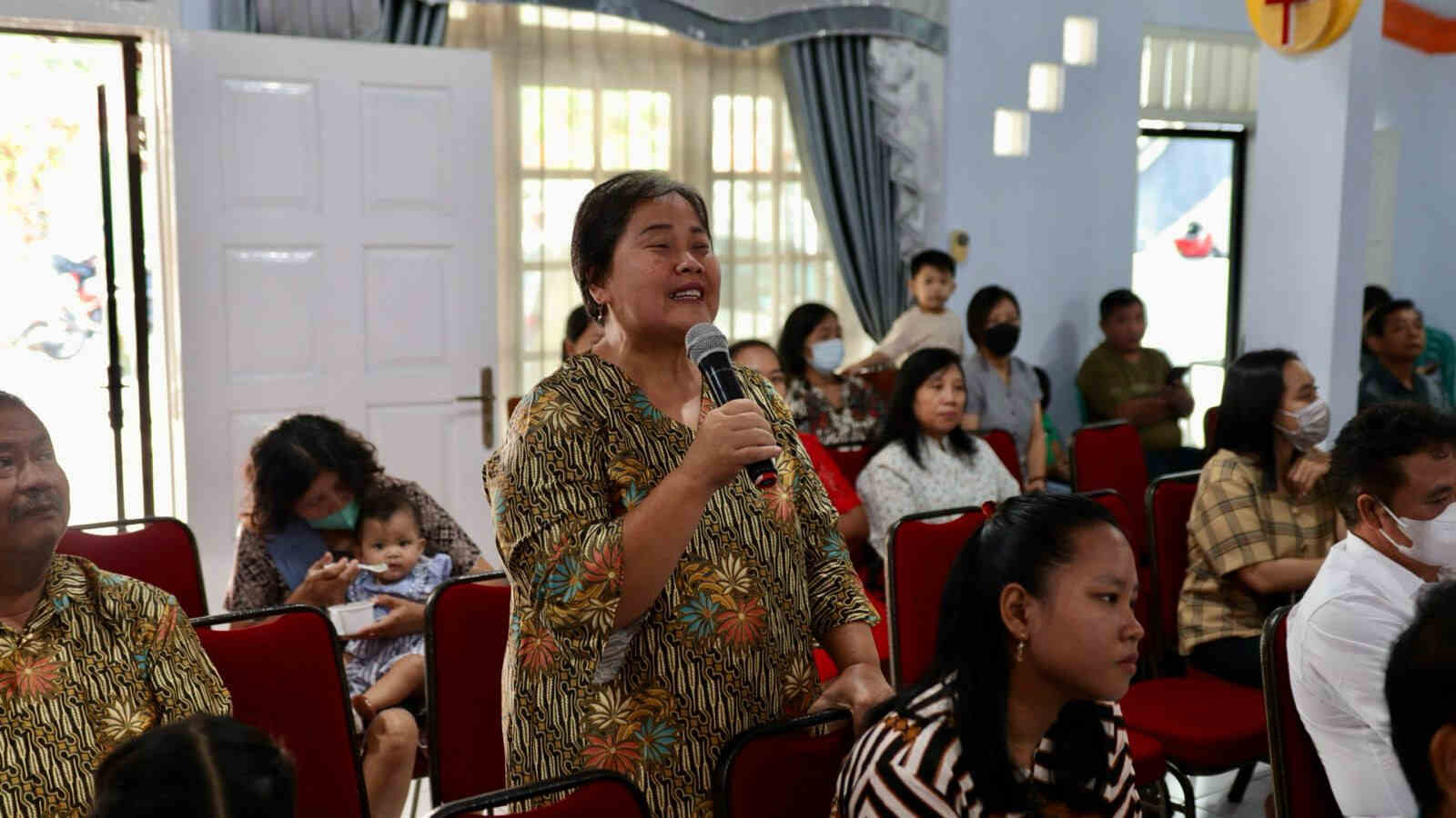 Minggu Kasih di GPdI Desa Mojojejer Jombang, Saksi Laka dan ETLE Jadi Bahasan