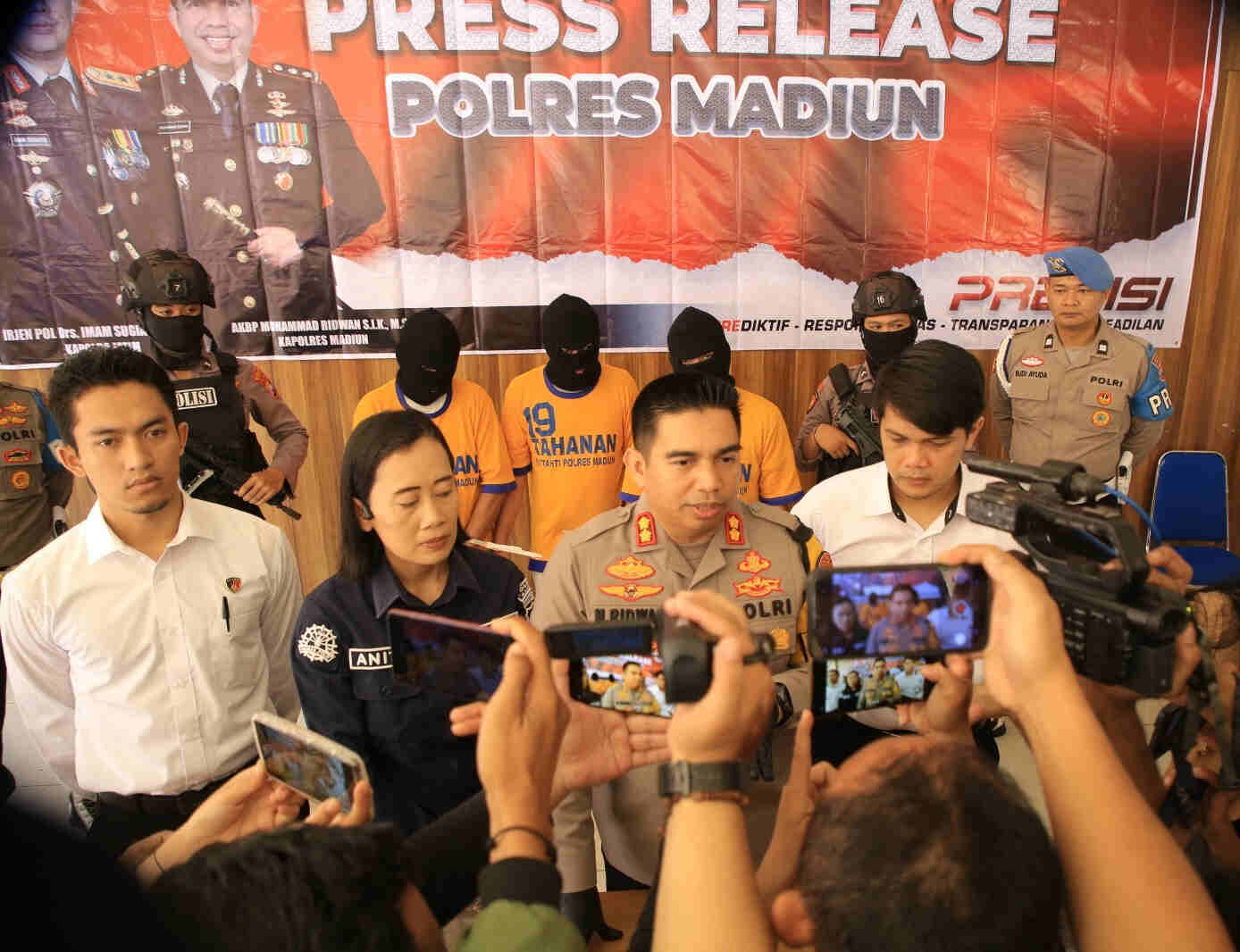Tiga Perampok Truk Boks Rokok di Madiun Dibekuk