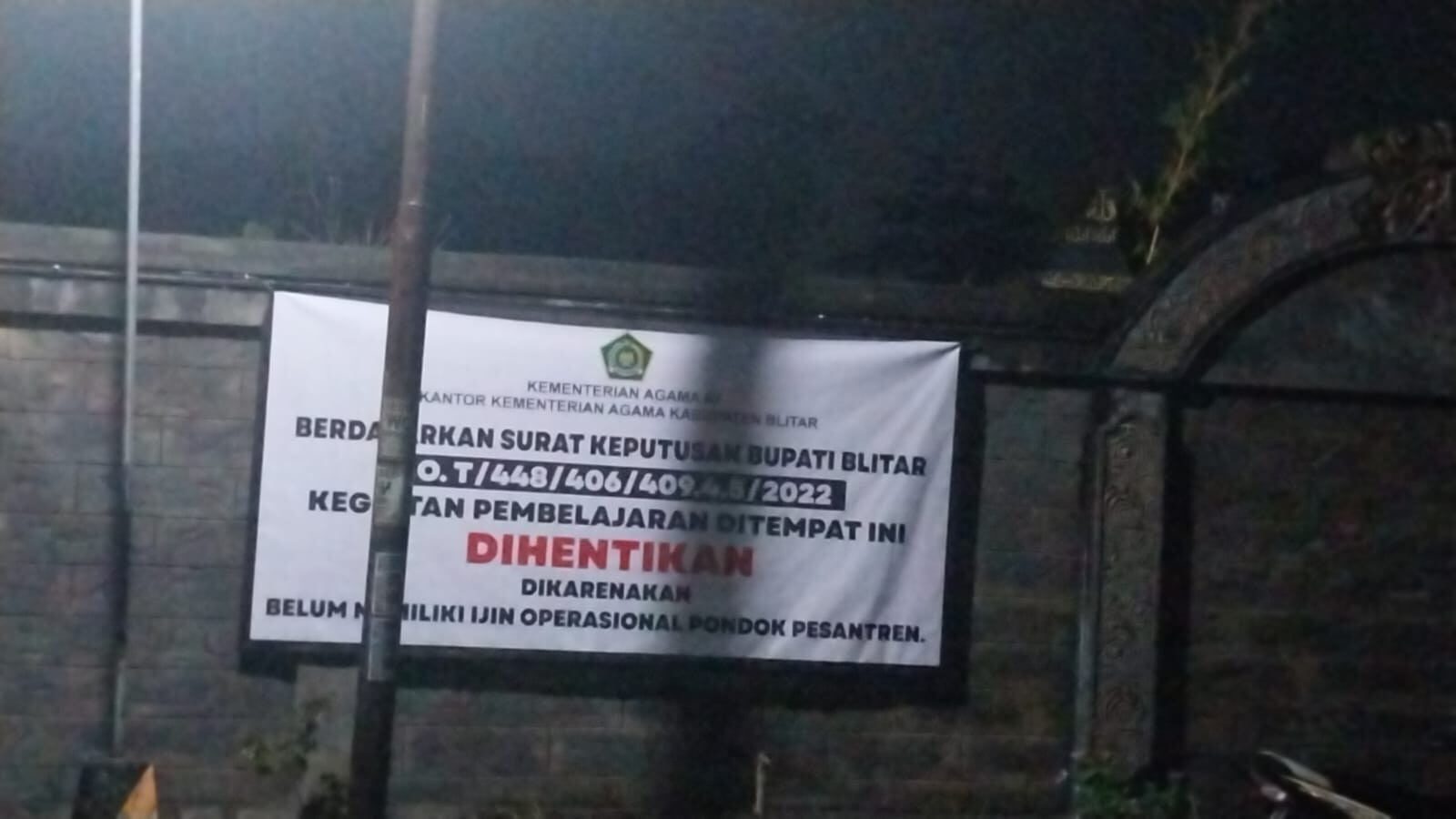 Gus Samsudin Ditahan Ditahan di Mapolda Jatim, Ratusan Santri Dipulangkan, Ini Yang Dilakukan Forkopimda Blitar