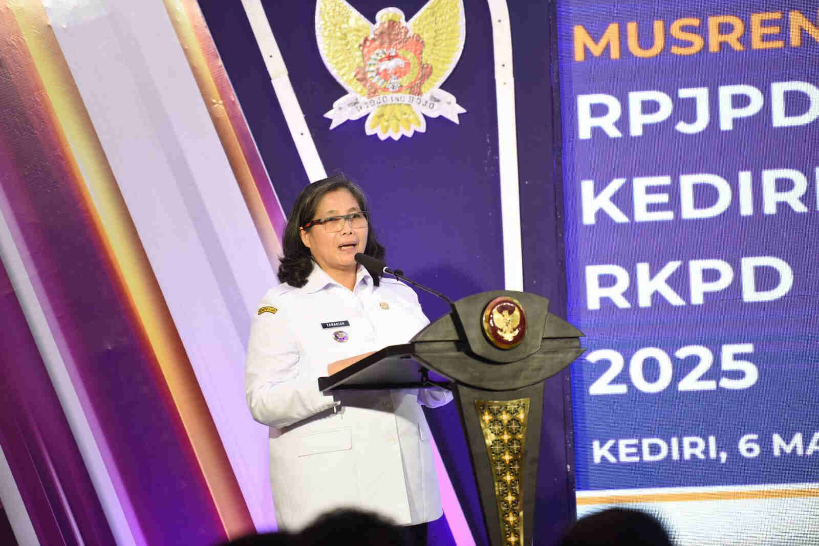 Musrenbang RPJPD 2025-2045 dan RKPD 2025 Dihadiri Dirjen Bangda, Pj Wali Kota Kediri Paparkan Potensi Daerah