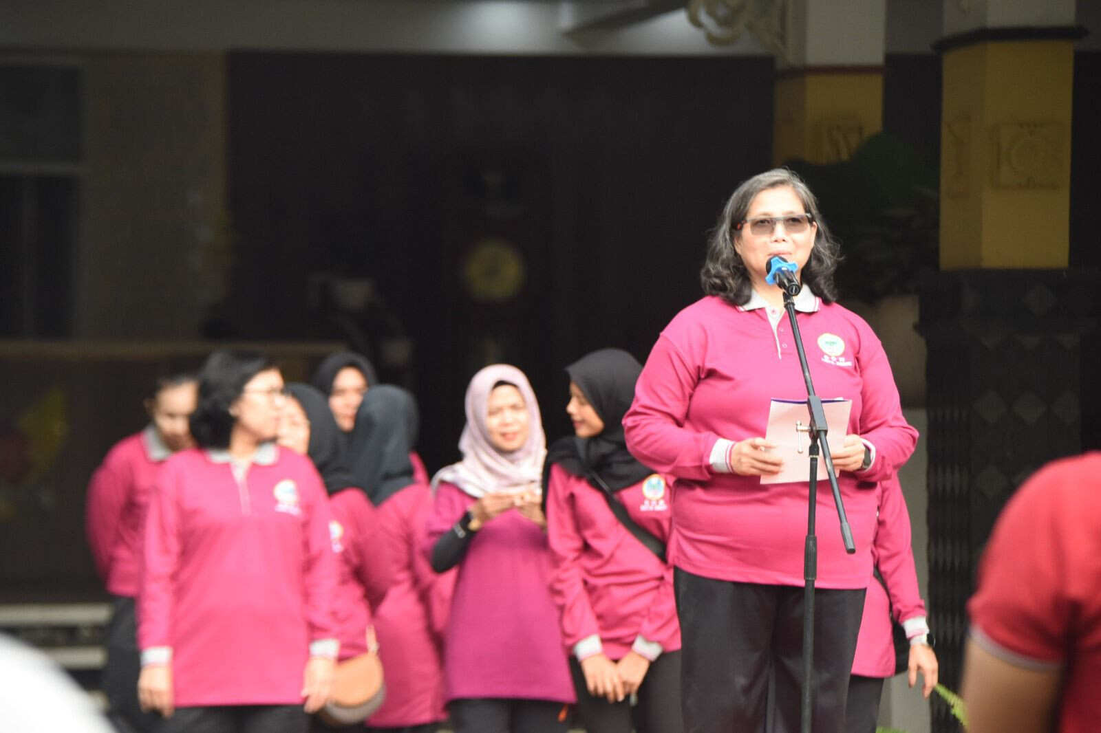 Ikuti Senam Bersama GOW Kota Kediri, Pj Wali Kota Kediri Ingatkan Rutin Olahraga