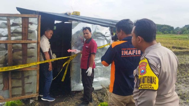 Petani Ditemukan Meninggal di Gubuk Sawah Nganjuk