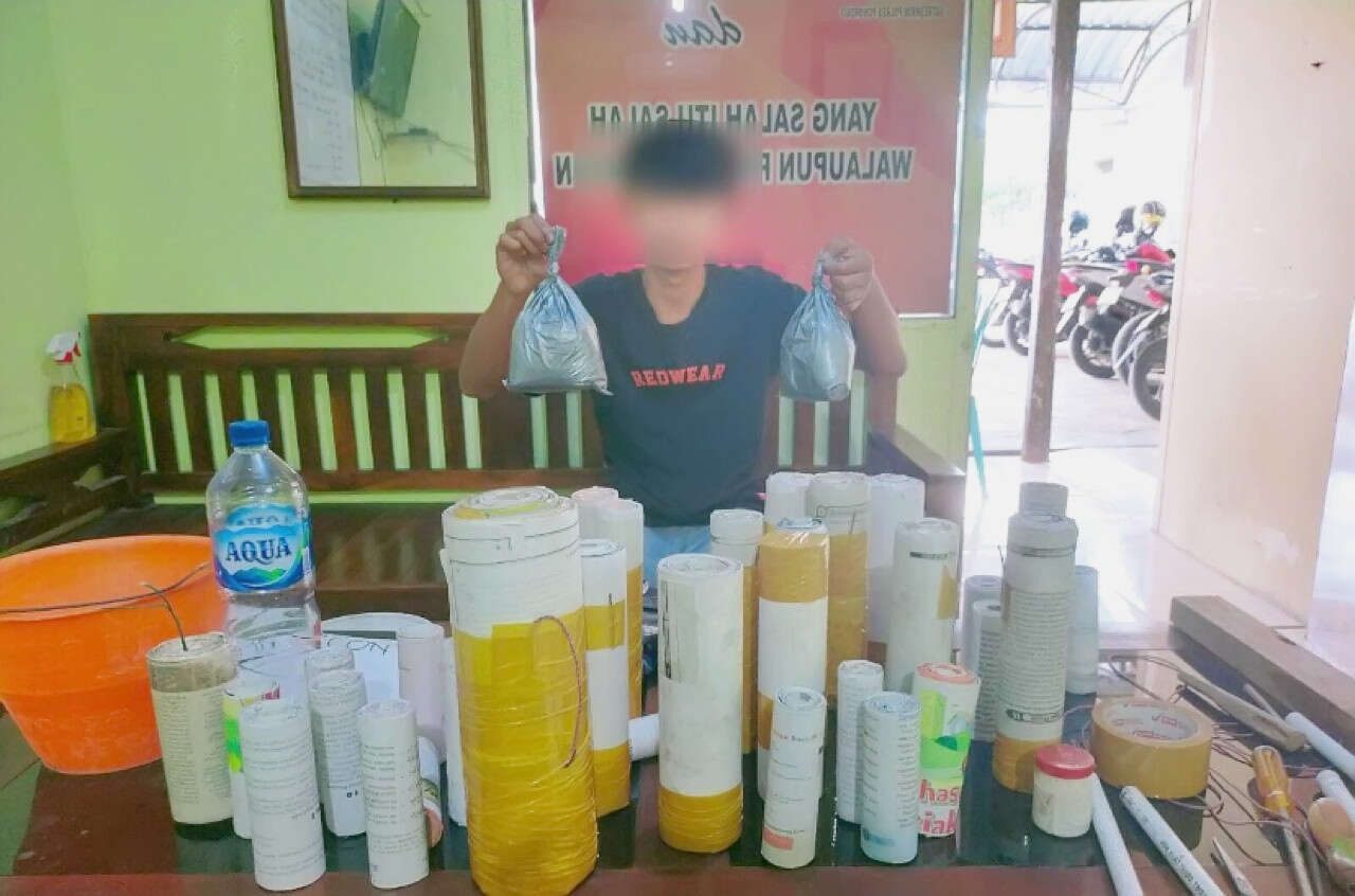 Simpan Mercon Ukuran “Gajah”, ABG Ponorogo Diamankan