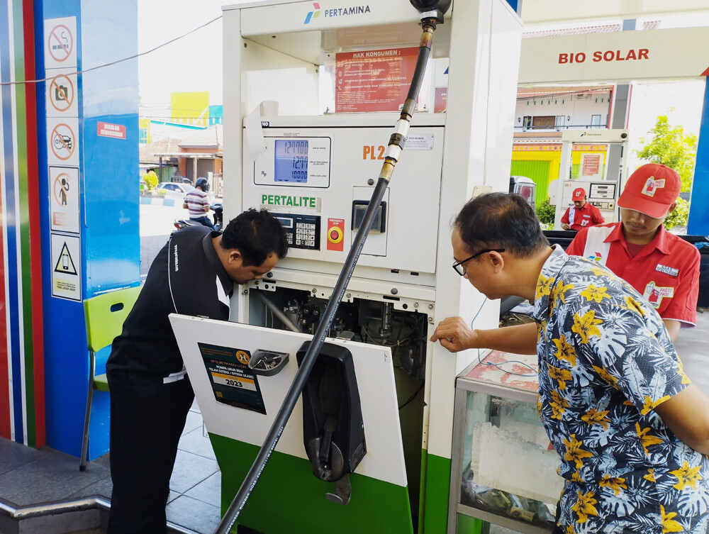 Satreskrim Polres Ponorogo Sidak Sejumlah SPBU