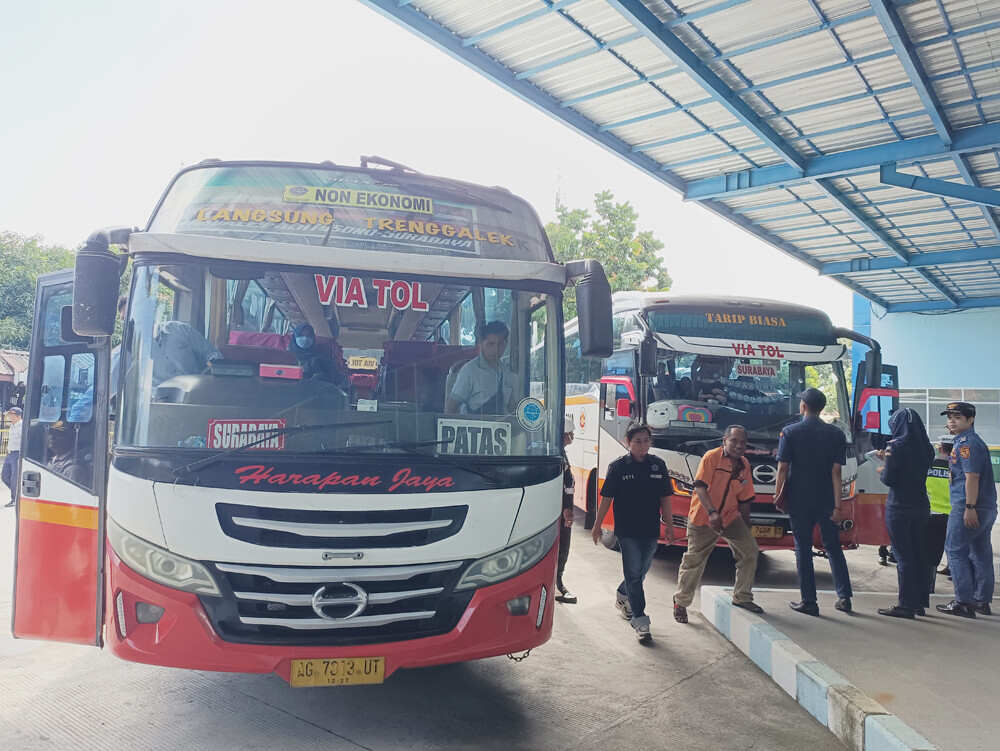 Satlantas Polres Kediri Kota Tindak Puluhan Bus Ngeblong, Didominasi Harapan Jaya, Ini Kata Kasat Lantas