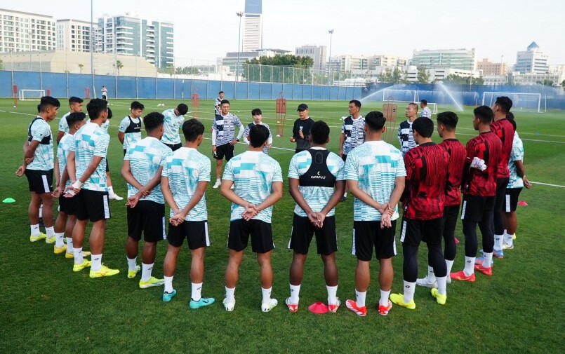Tim U 23 Indonesia Jalani Recovery di Dubai, Pelatih Shin Tae-yong Punya PR Menyatukan Warna Jelang Piala Asia
