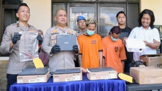 Bobol Lima Sekolahan di Malang, Dua Pelaku Dibekuk