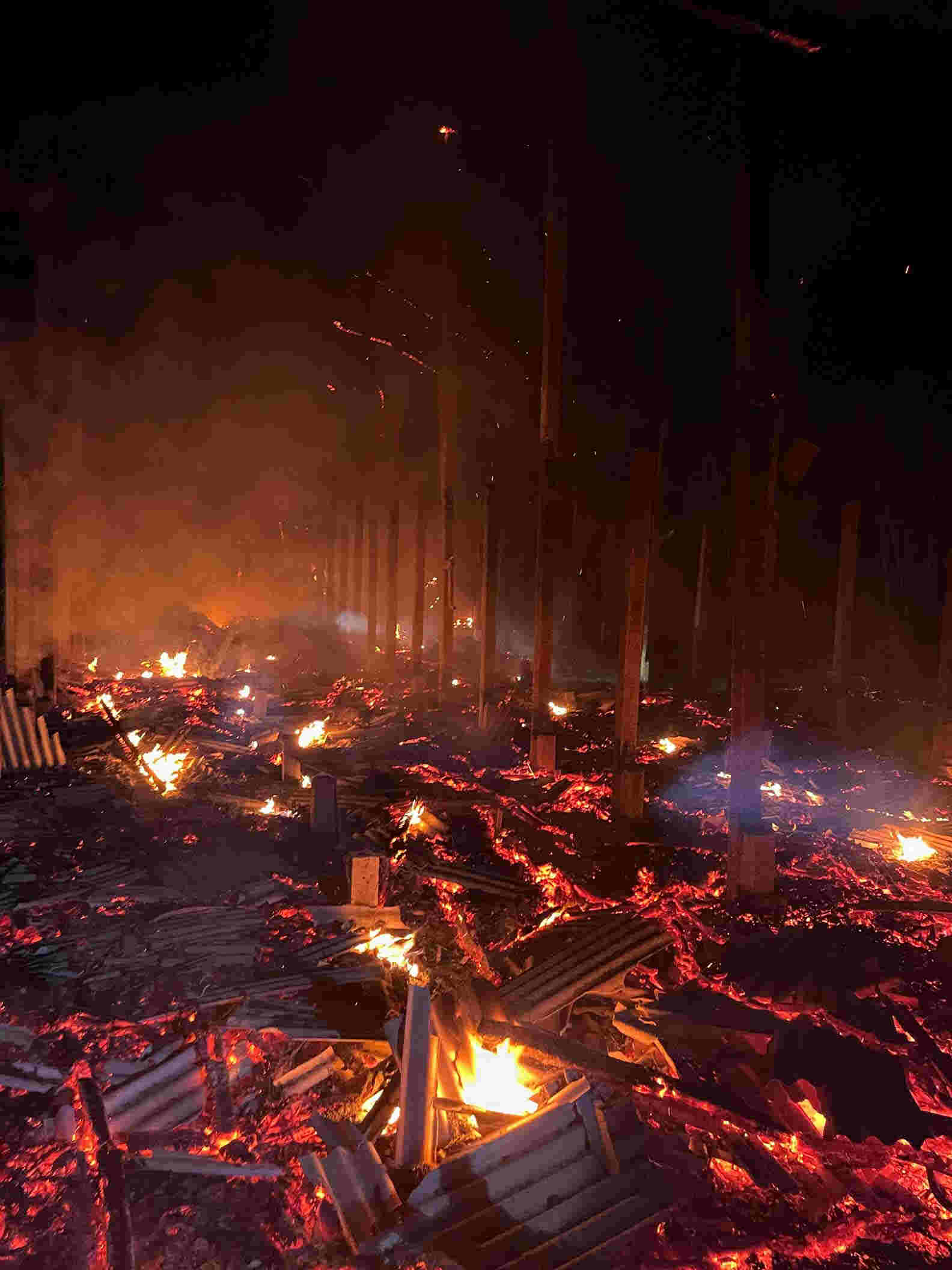 Kandang di Blitar Terbakar, Tiga Ribu Ayam Jadi Arang