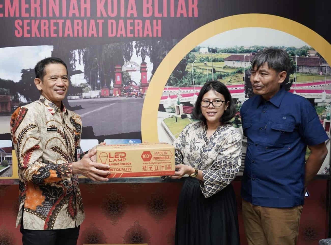 3.000 Lampu Hemat Energi Dihibahkan Bagi MBR, Ini Kata Sekda Kota Blitar