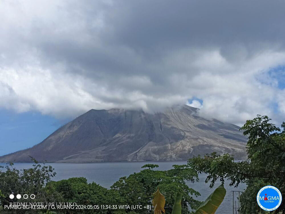 Erupsi Masih Membahayakan, Jarak Aman Gunung Ruang di Sulawesi Utara Diperbarui, Segini dari Puncak