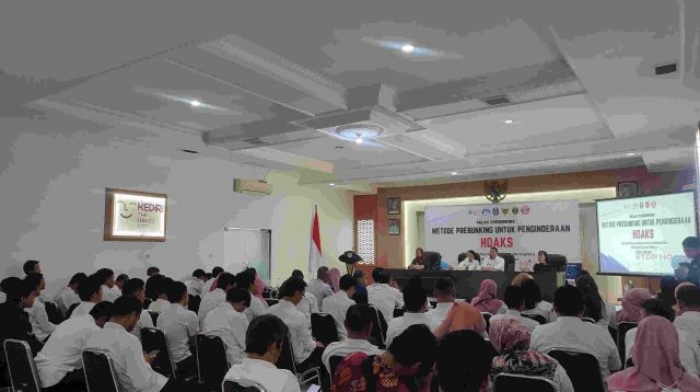 Cegah Hoaks dan Ciptakan Ruang Digital Sehat, Pemkot Kediri Kolaborasi Diskominfo Jatim Gelar Pelatihan Prebunking
