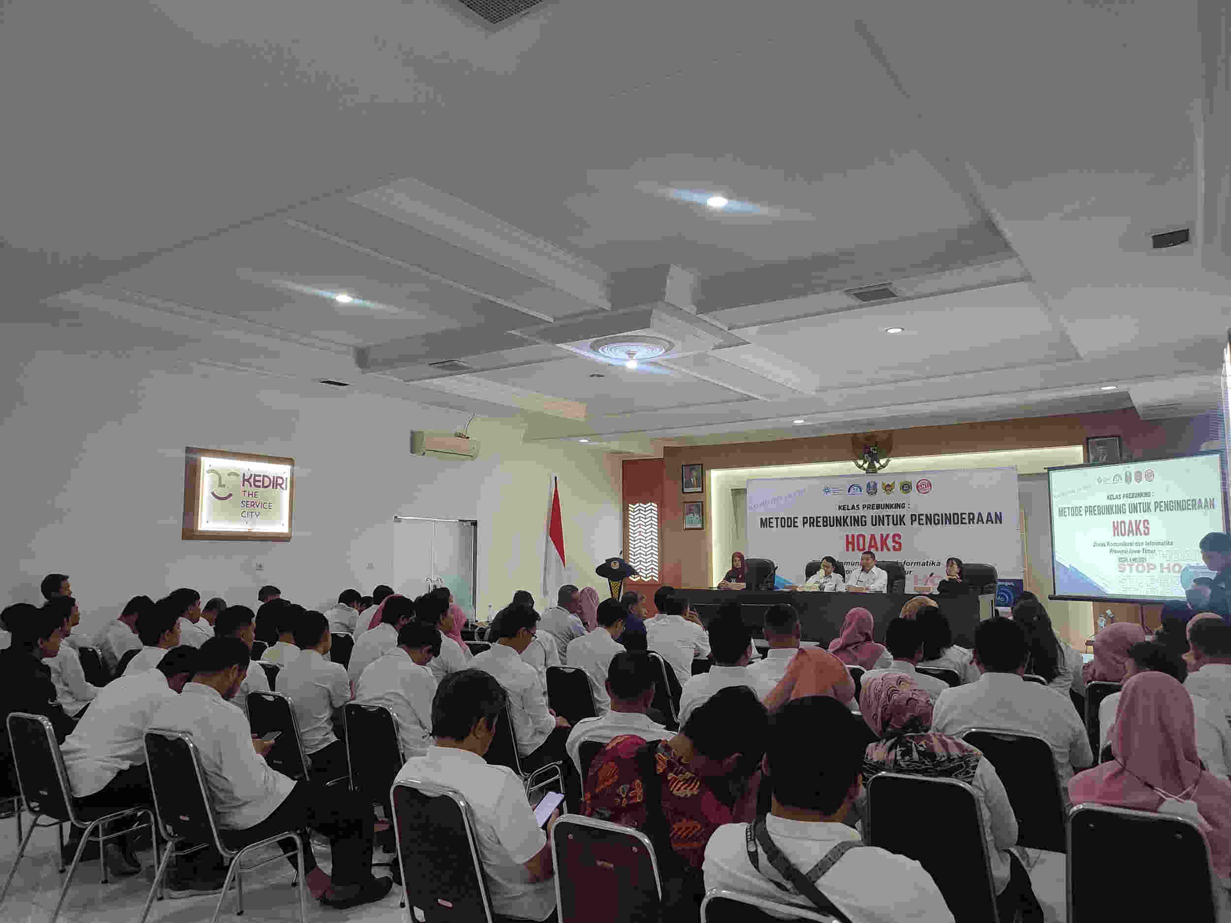 Cegah Hoaks dan Ciptakan Ruang Digital Sehat, Pemkot Kediri Kolaborasi Diskominfo Jatim Gelar Pelatihan Prebunking