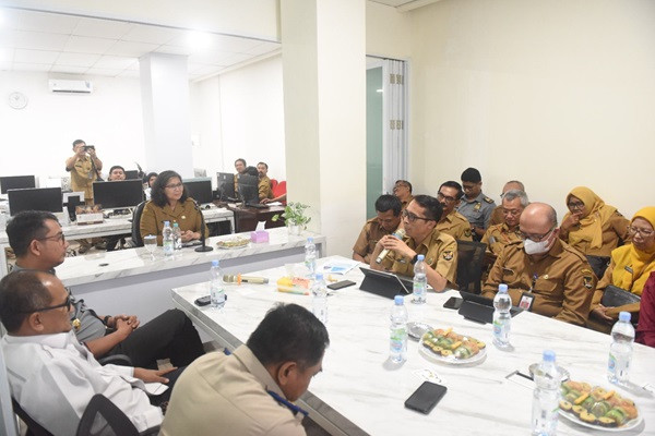 Rapat Koordinasi dan Evaluasi, Pj Wali Kota Kediri Paparkan Penilaian MPP