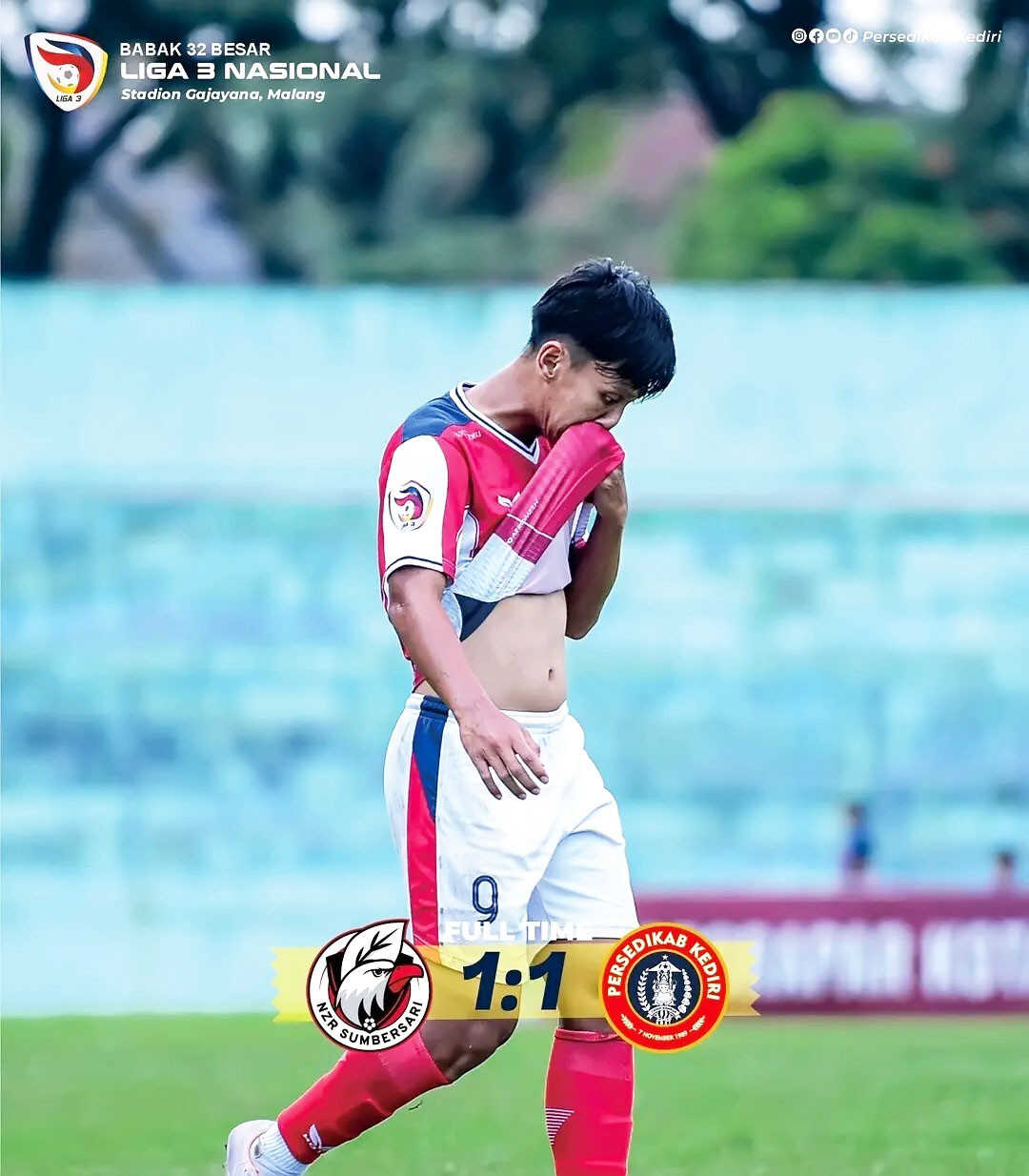 Liga 3 Nasional, Imbang Lawan NZR Sumberasri Persedikab Gagal Lolos Babak 16 Besar