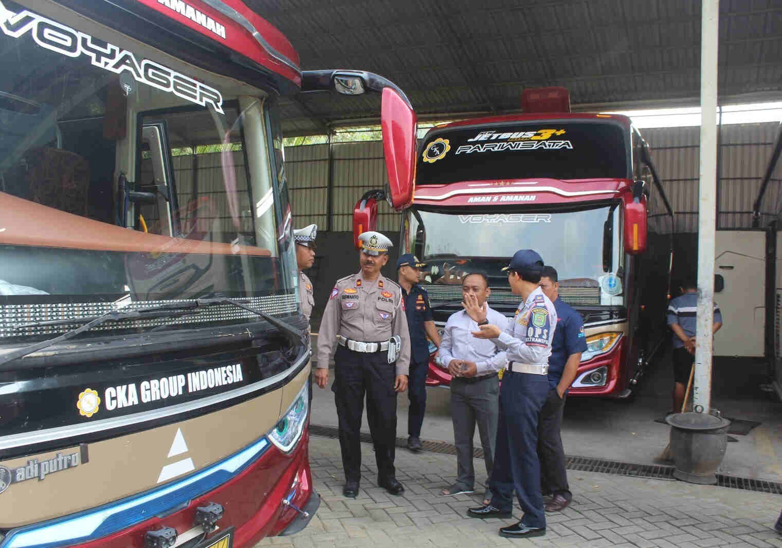 Antisipasi Kecelakaan Maut, Cek Kelayakan Kendaraan Pariwisata di Trenggalek