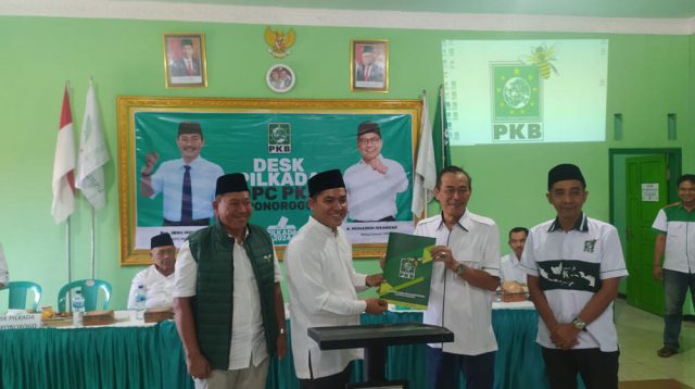 Pilkada Ponorogo, Kades Purworejo Daftar Bakal Calon Bupati Lewat PKB