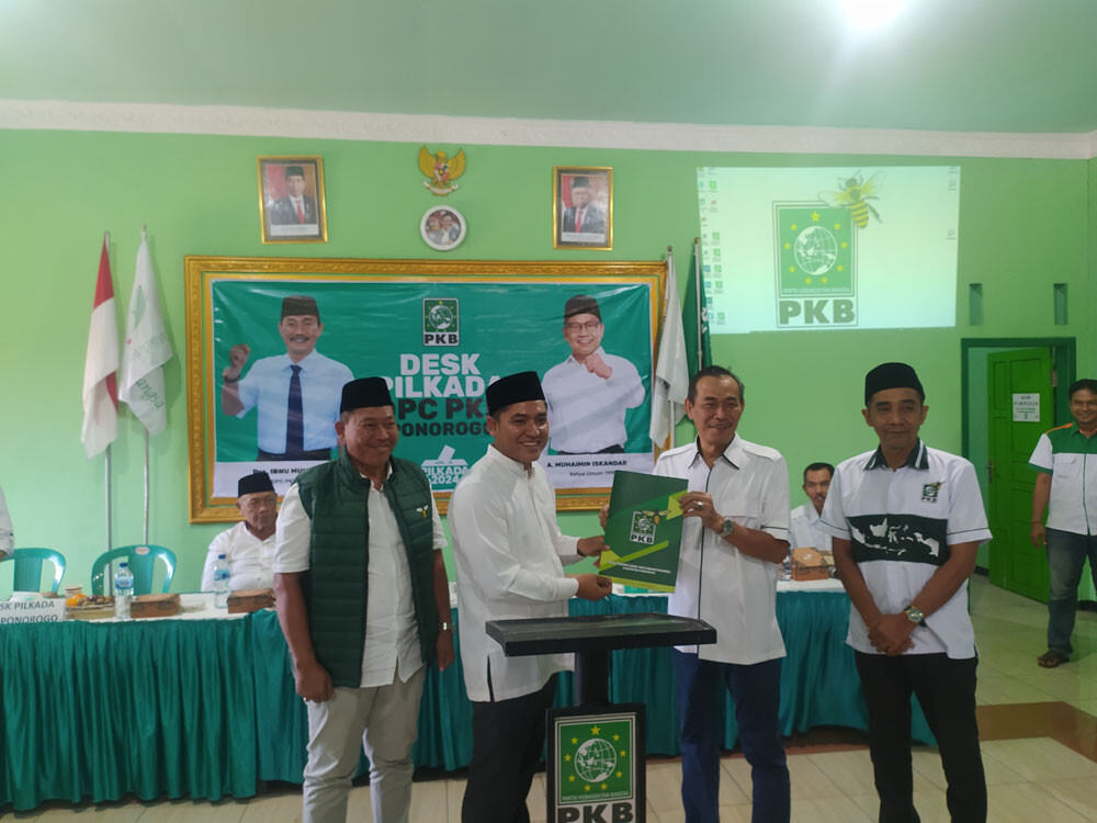 Pilkada Ponorogo, Kades Purworejo Daftar Bakal Calon Bupati Lewat PKB