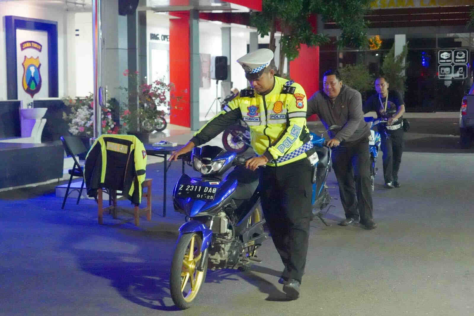 Ngeyel Balap Liar, 9 Kendaraan Terjaring Razia di Ponorogo