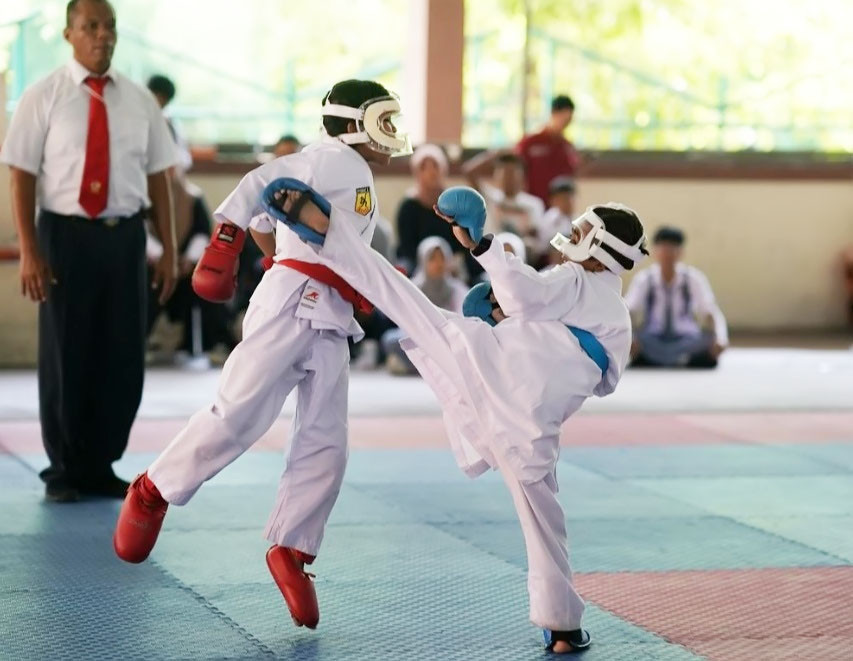 O2SN Kota Madiun Resmi Dibuka, 60 Atlet ikuti Cabang Olahraga Karate "Kids"