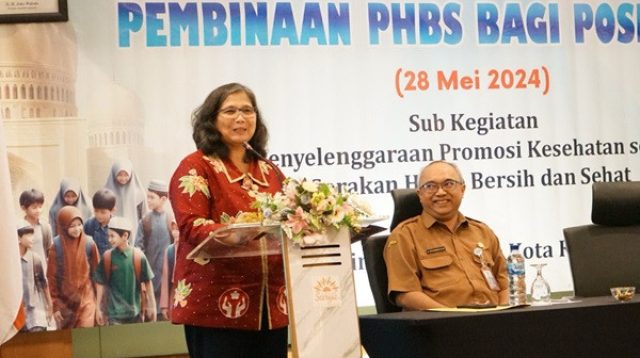 Sebagai Alarm Terapkan PHBS, Pj Wali Kota Kediri Tekankan Ponpes Harus Memiliki Poskestren