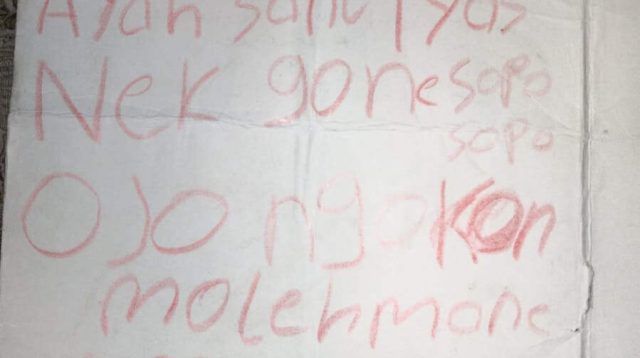 Dimarahi?, Bocah 12 Tahun di Jombang Kabur dari Rumah, Secarik Surat Yang Ditinggalkan Membuat Trenyuh…