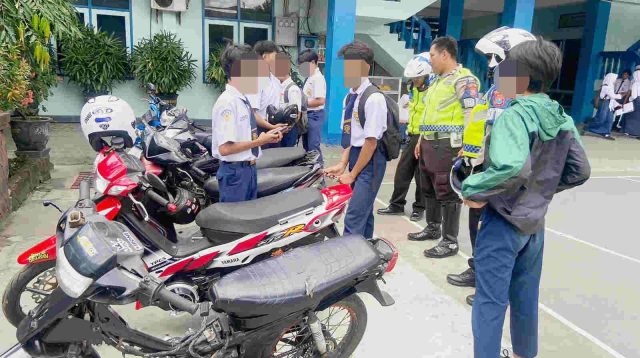 Bawa Motor ke Sekolah Ditindak, Kasat Lantas Polres Kediri Kota: Orang Tua Dipanggil