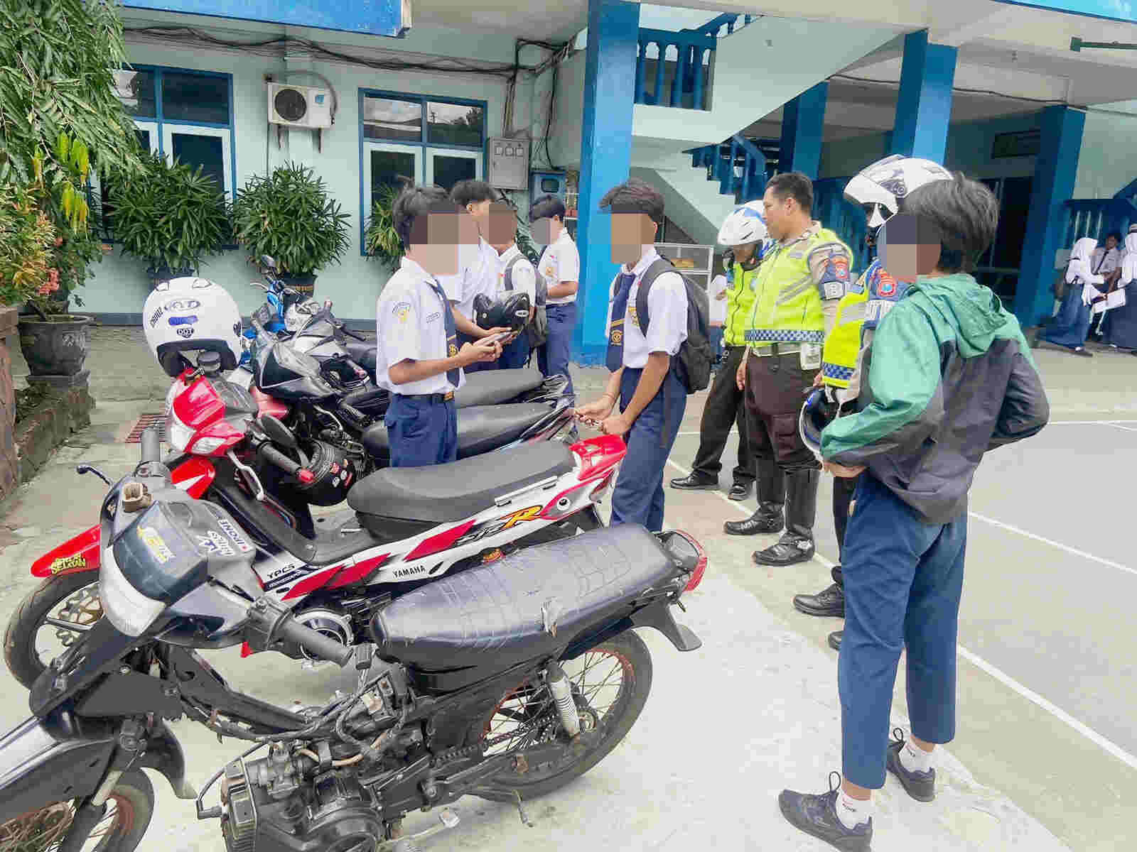 Bawa Motor ke Sekolah Ditindak, Kasat Lantas Polres Kediri Kota: Orang Tua Dipanggil
