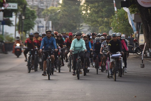 Meriahkan World Bicycle Day, Pj Wali Kota Kediri: Jadikan Bersepeda Sebagai Kebutuhan Transportasi
