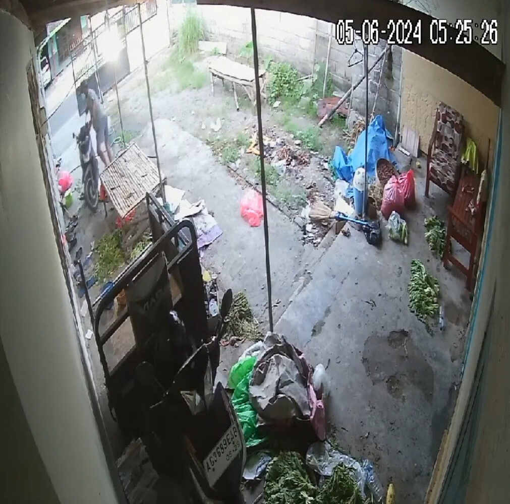 Motor Dicuri, Terekam CCTV, Pelaku Bertopi dan Masker