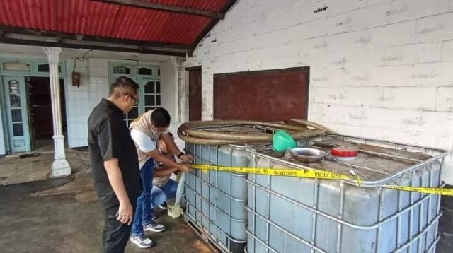 Diduga Produksi Migor Ilegal, Tujuh Orang Diamankan Polres Malang