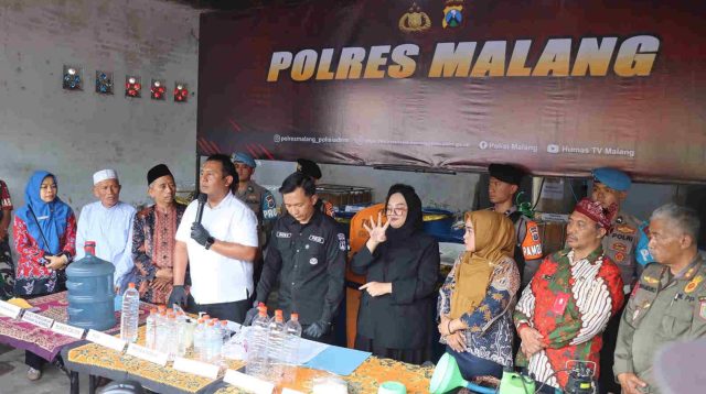 Produksi Barang Ilegal Berbahaya, Empat Rumah Digerebek Polres Malang