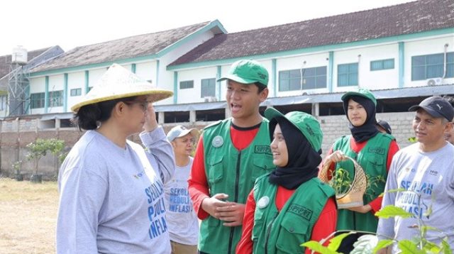 Sambut Baik Sekolah Peduli Inflasi , Pj Wali Kota Kediri Harapkan Siswa Paham Komoditas Pangan Penyumbang Inflasi