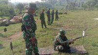 Tingkatkan Kemampuan Anggota, Kodim 0814/Jombang Gelar Latihan Menembak