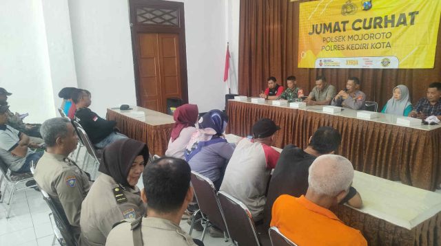 Gelar Jumat Curhat, Judi hingga Balap Liar Kediri Jadi Sorotan