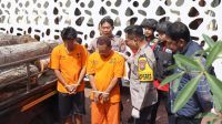 Dua Blandong Kayu Ditangkap, Satreskrim Polres Trenggalek Amankan Enam Belas Batang Akasia