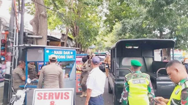 Jalan Protokol Harus Steril PKL Bulan Depan, Satpol PP Kabupaten Tulungagung Lakukan Ini