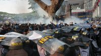 Demo kawal putusan MK di Malang Ricuh