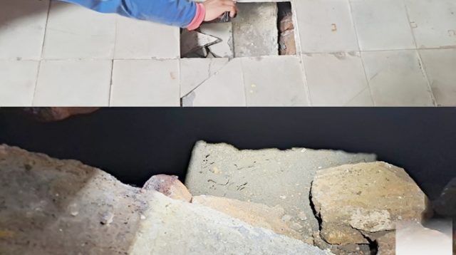 Lantai Kelas Mendadak Ambles, Aktifitas Mengajar Paud Anggrek Kota Batu Terganggu