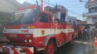 Usai pemadaman api di kompleks Pondok Pesantren (Ponpes) Lirboyo, Senin (5/8/2024) siang, Kepala UPT Pemadam Kebakaran dan Penyelamatan
