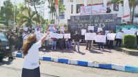 Hutang Rp 100 M untuk PJU Ditolak, Masyarakat Demo di DPRD Kabupaten Ponorogo